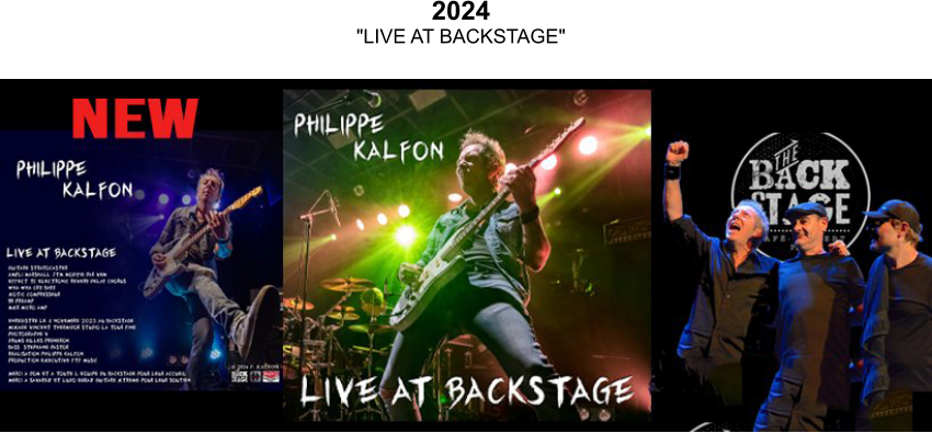 2024 "LIVE AT BACKSTAGE"