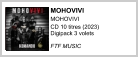 Mohovivi Mohovivi CD 10 titres (2023) Digipack 3 volets  FTF MUSIC