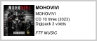 Mohovivi Mohovivi CD 10 titres (2023) Digipack 3 volets  FTF MUSIC