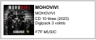 Mohovivi Mohovivi CD 10 titres (2023) Digipack 3 volets  FTF MUSIC